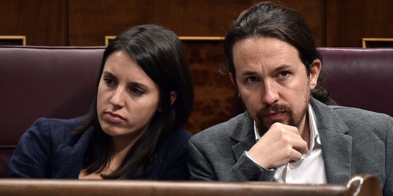 Pablo Iglesias e Irene Montero (JAVIER SORIANO/AFP/Getty Images)