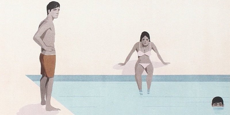 Particolare della copertina di "Principianti" di Raymond Carver nella cosiddetta uniform edition di Einaudi: è stata disegnata da Alessandro Gottardo, come lui stesso raccontò qui