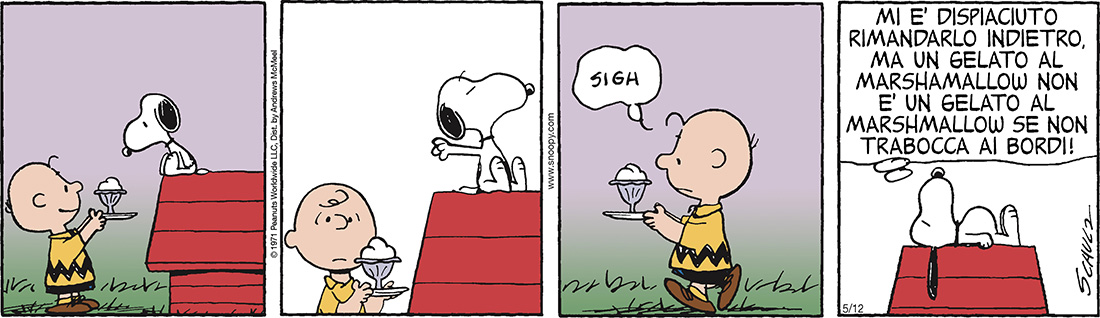 Peanuts 2018 maggio 12