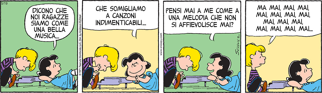 Peanuts 2018 maggio 19