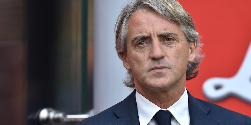 Roberto Mancini nel 2016 durante Inter-Empoli (Valerio Pennicino/Getty Images)