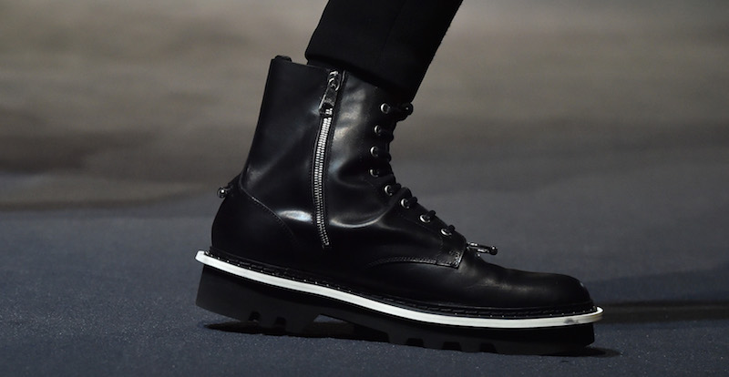 Una scarpa con zip di Neil Barret
(Jacopo Raule/Getty Images)