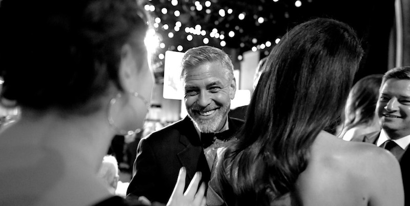 George Clooney alla cerimonia di consegna del premio alla carriera dell'American Film Institute al Dolby Theatre di Los Angeles, California, 7 giugno 2018
(Charley Gallay/Getty Images for Turner)
