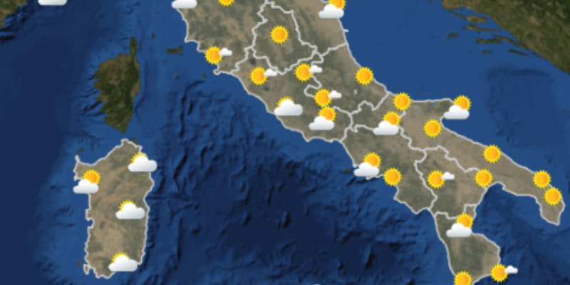 Le previsioni meteo per domani, domenica 3 giugno
