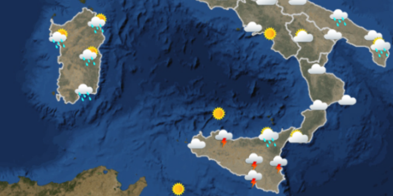 Le previsioni meteo per lunedì 25 giugno