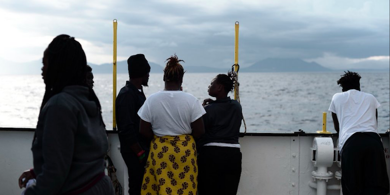 Foto scattata a bordo della nave Aquarius (Karpov / SOS Mediterranée)