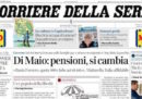 Le prime pagine di domenica 3 giugno 2018