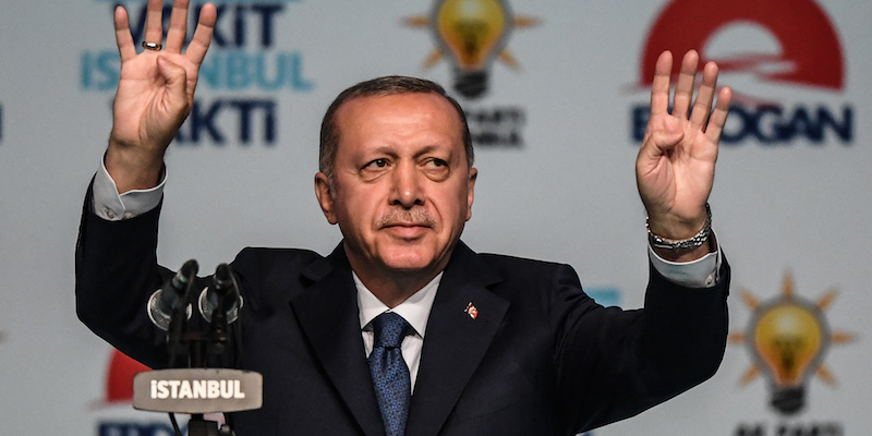Il presidente turco Recep Tayyip Erdogan (OZAN KOSE/AFP/Getty Images)