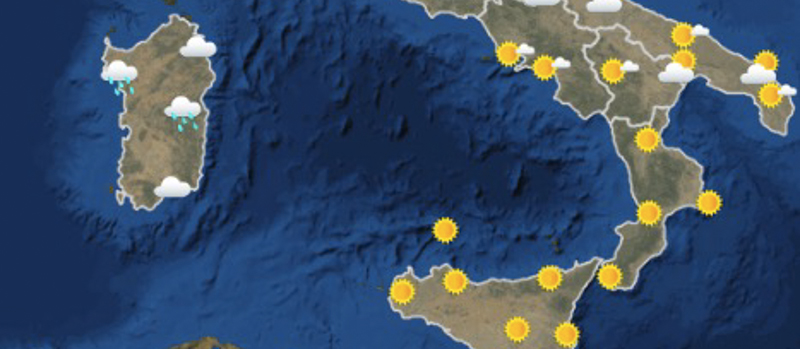 Le previsioni meteo per domani, giovedì 7 giugno