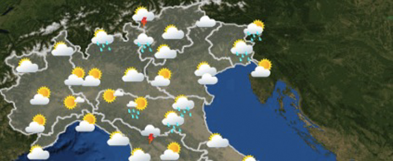 Le previsioni meteo per domani, martedì 5 giugno