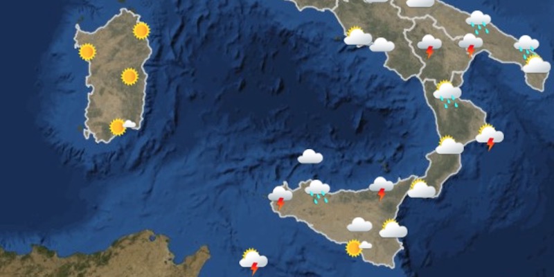 Le previsioni meteo per domani, venerdì 15 giugno