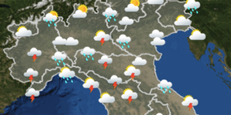 Le previsioni meteo per venerdì 8 giugno
