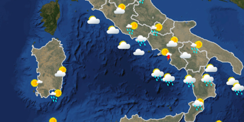 Il meteo di domani, domenica 17 giugno