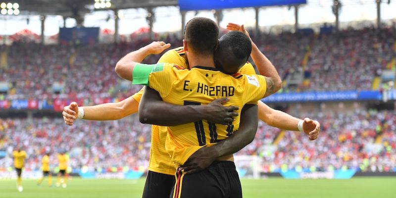 Il Belgio ha battuto 5-2 la Tunisia nel secondo turno del Gruppo G