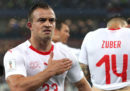 La Svizzera ha vinto 2-1 contro la Serbia nel Gruppo E dei Mondiali