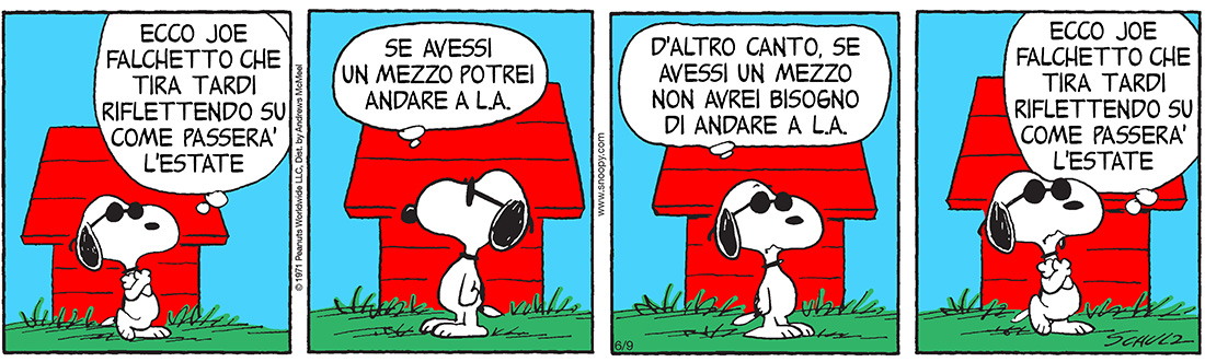 Peanuts 2018 giugno 9