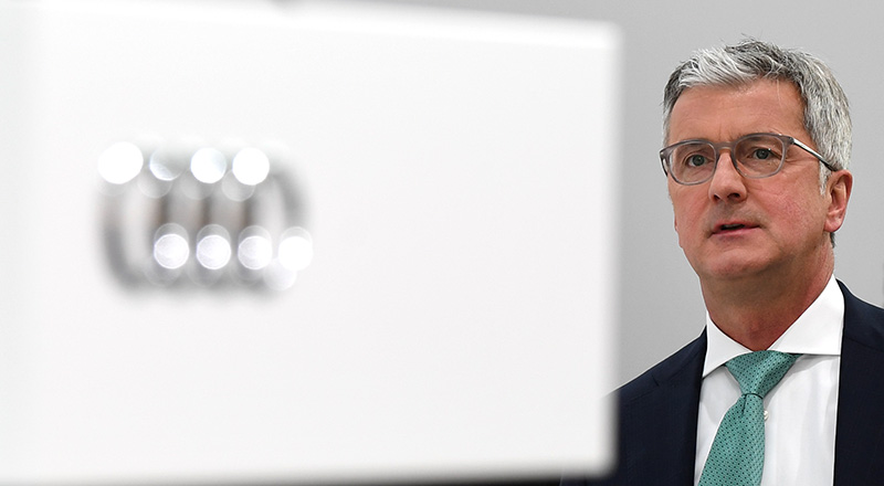 Il CEO di Audi, Rupert Stadler (CHRISTOF STACHE/AFP/Getty Images)