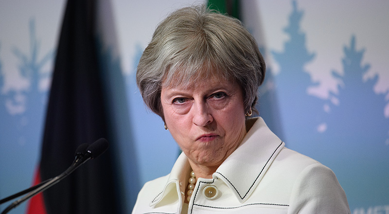 La prima ministra britannica, Theresa May (Leon Neal/Getty Images)