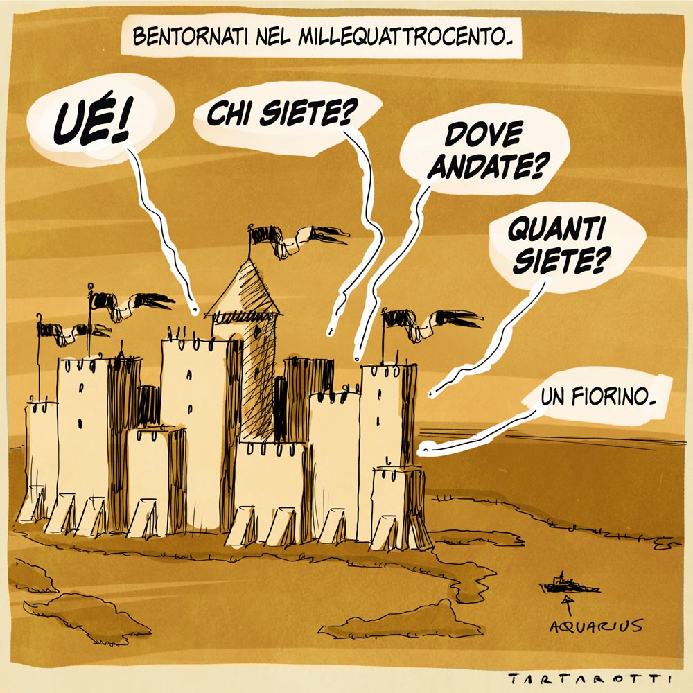 Bentornati nel millequattrocento-millecinquecento, oggiùdilì.