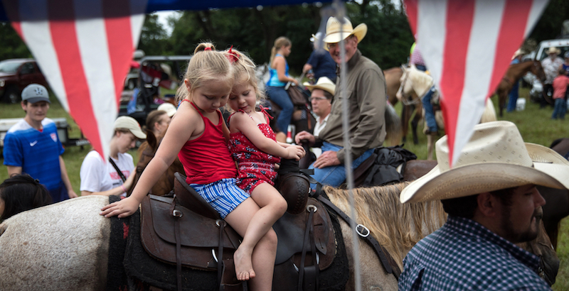 La parata a Round Top, Texas, 4 luglio
(Tamir Kalifa/Getty Images)