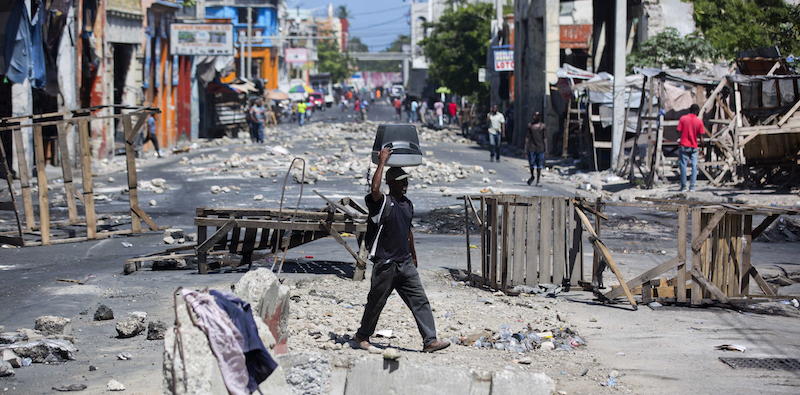 Port-au-Prince, 9 luglio 2018 (AP Photo/Dieu Nalio Chery)