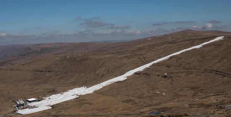 Il resort sciistico Afriski sui monti Maloti, Lesotho, 11 luglio 2018
(MARCO LONGARI/AFP/Getty Images)