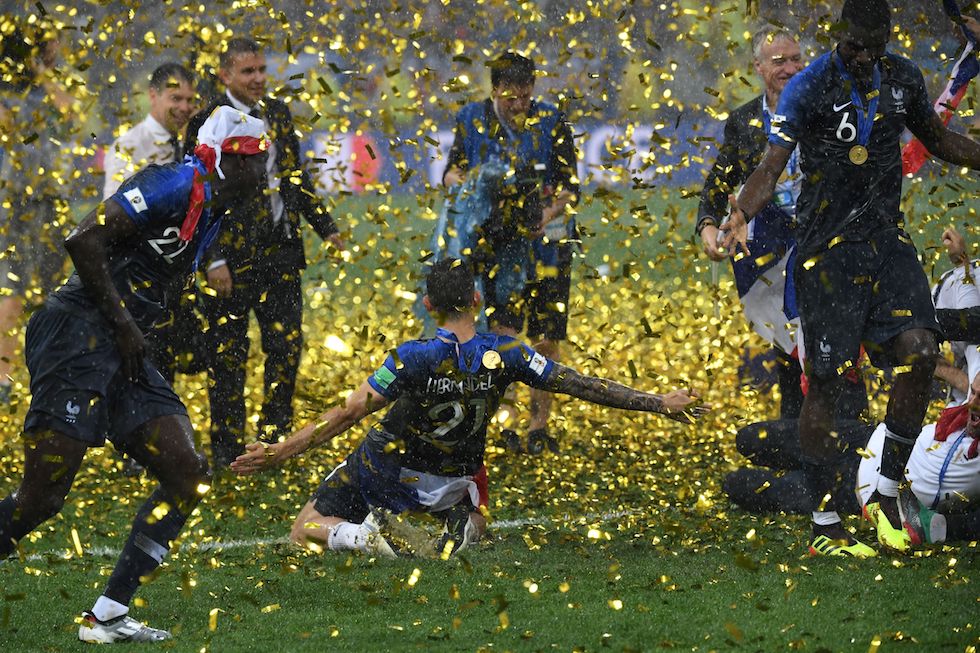 Le foto della premiazione dei Mondiali, sotto la pioggia Il Post