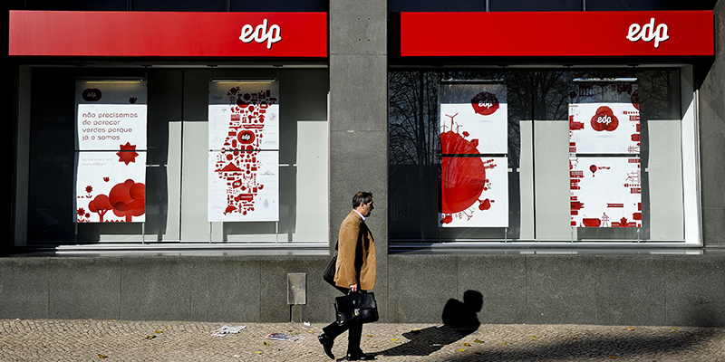 La sede di EDP (Electricidade De Portugal) a Lisbona
(PATRICIA DE MELO MOREIRA/AFP/Getty Images)