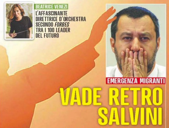 La copertina di Famiglia Cristiana contro Salvini