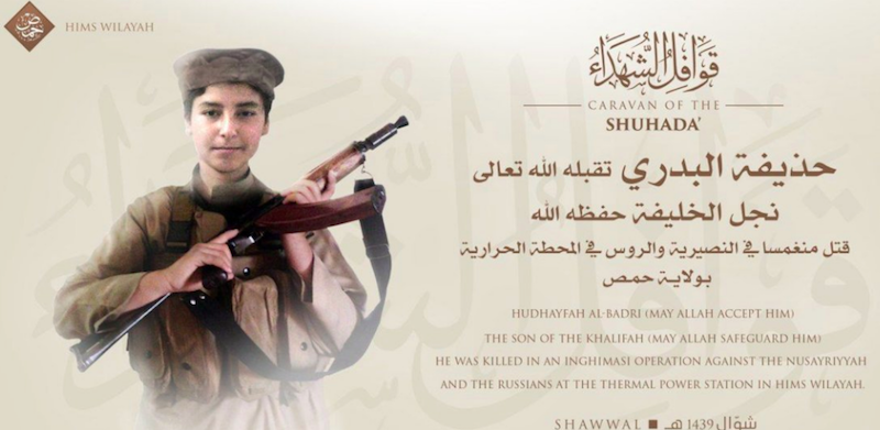 Il comunicato dell'ISIS sulla morte del figlio di Abu Bakr al Baghdadi