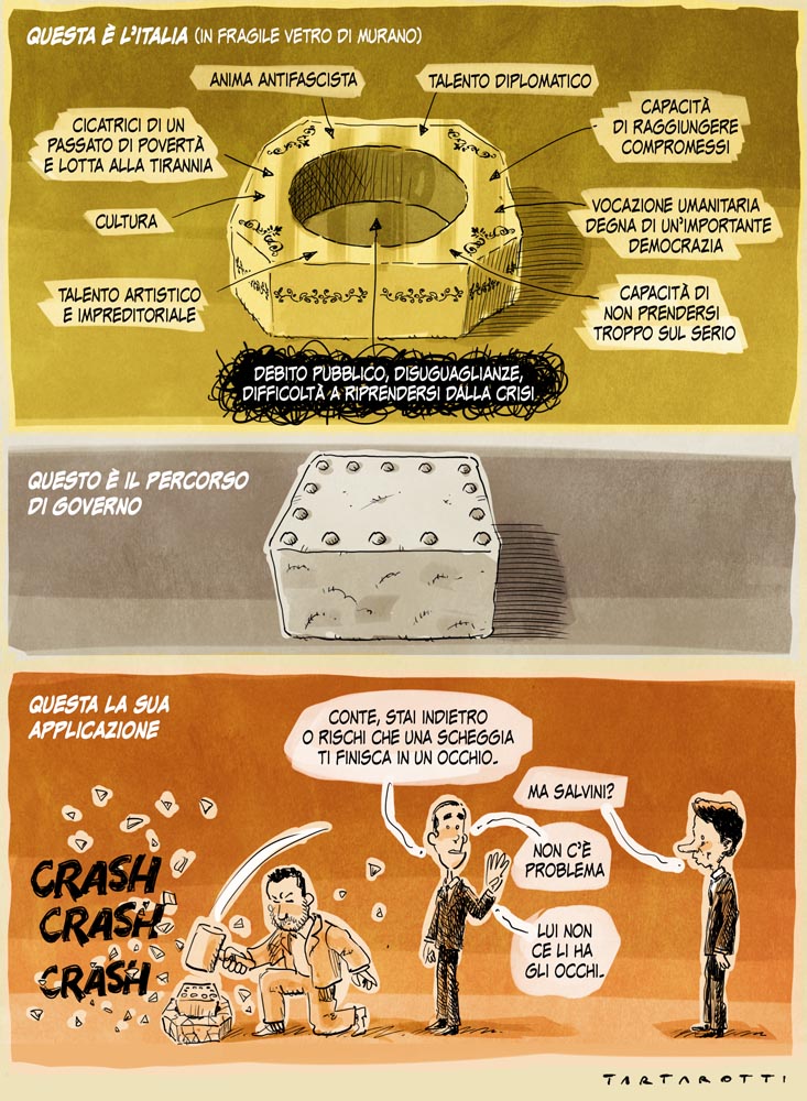 Buco tondo programma quadrato