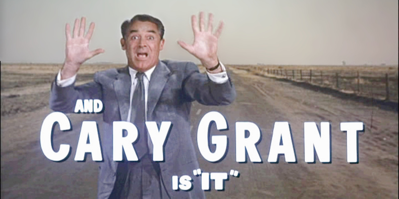 Cary Grant in "Intrigo internazionale" (1959)