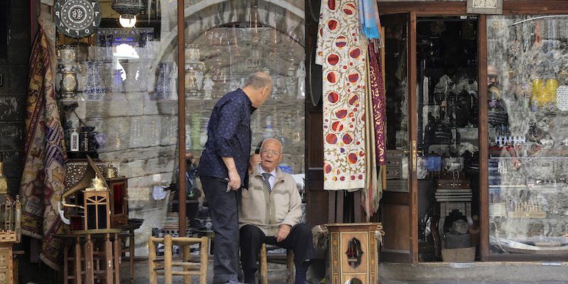 Il bazar della città vecchia di Damasco (LOUAI BESHARA/AFP/Getty Images)