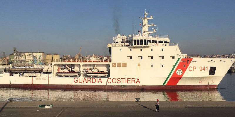 La nave Diciotti (ANSA)