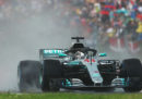 Il Gran Premio di Ungheria, con Hamilton davanti e le Ferrari in seconda fila
