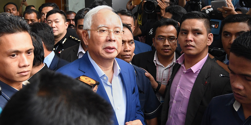 L'ex primo ministro malese Najib Razak (MOHD RASFAN/AFP/Getty Images)