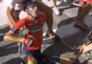 La caduta di Nibali al Tour de France