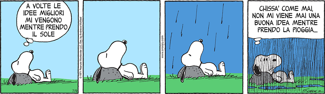 Peanuts 2018 luglio 9