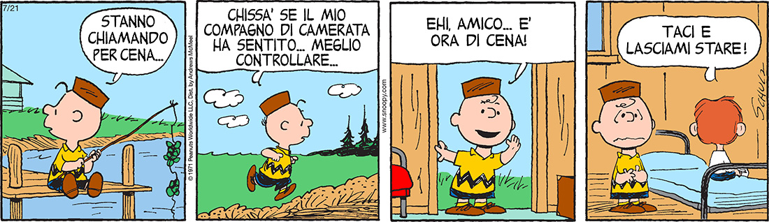 Peanuts 2018 luglio 21