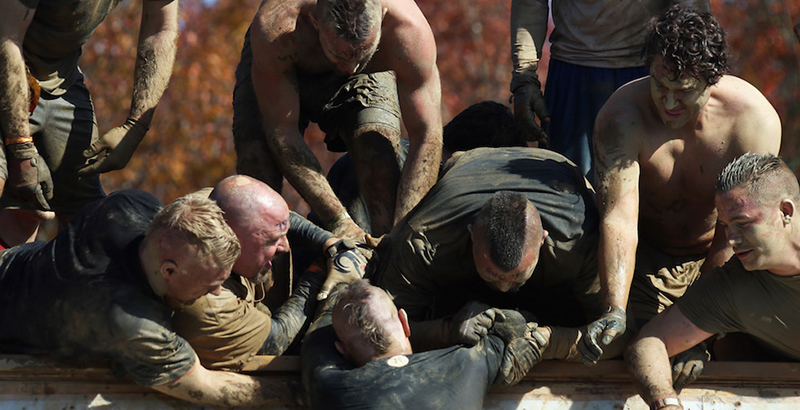 Una Tough Mudder nel 2012 a Englishtown, in New Jersey (Bruce Bennett/Getty Images)