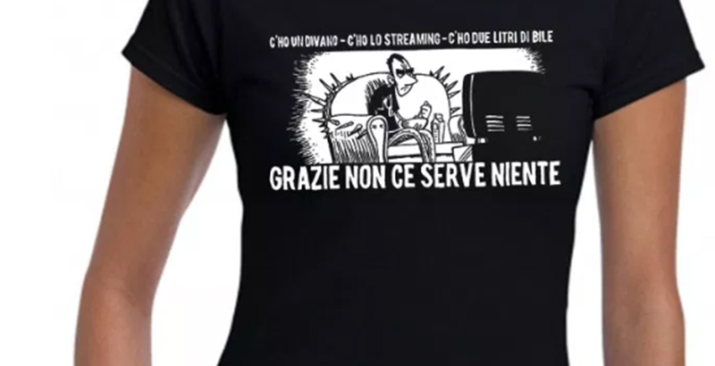 Ci sono delle nuove magliette di Zerocalcare in vendita