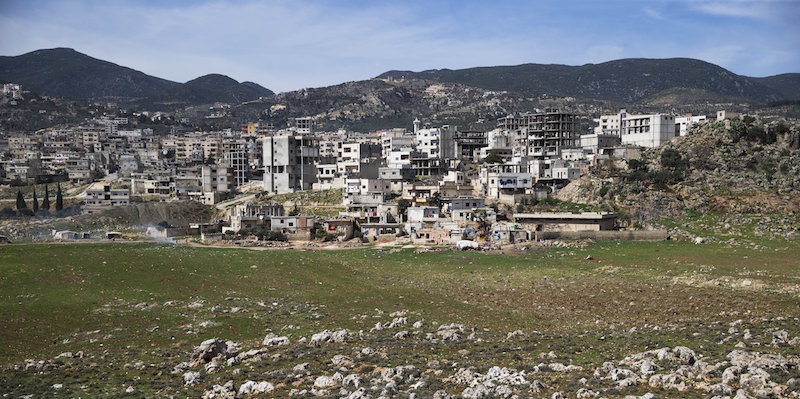 La città siriana di Masyaf (AP Photo/Pavel Golovkin)
