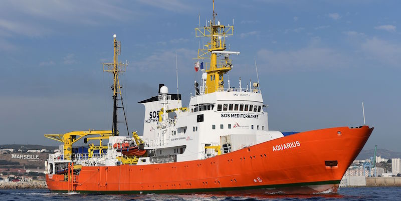 La nave Aquarius (BORIS HORVAT/AFP/Getty Images)