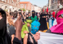 Le proteste contro il divieto del niqab, in Danimarca