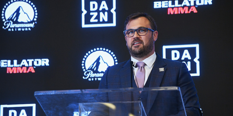 James Rushton, CEO di Dazn (Dave Kotinsky/Getty Images for Bellator MMA)
