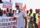 La protesta dei braccianti in Puglia