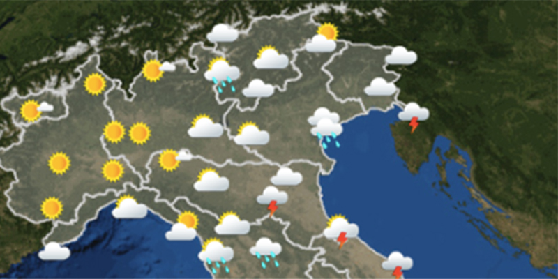 Meteo: le previsioni per domani, martedì 14 agosto