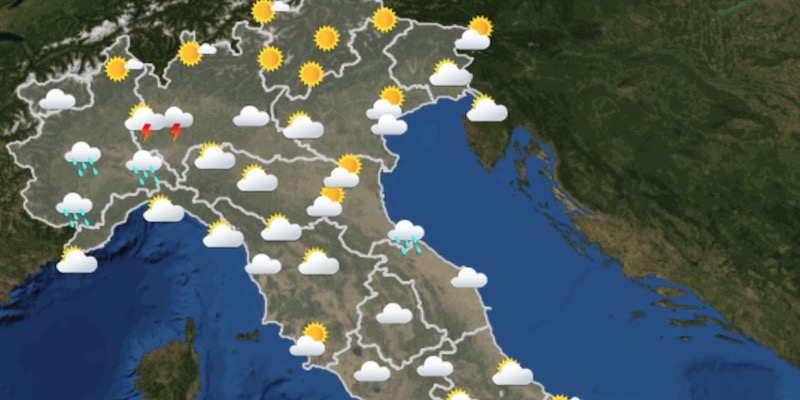 Le previsioni meteo per venerdì 3 agosto