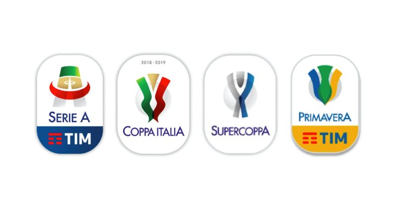 I nuovi loghi di Serie A, Coppa Italia, Supercoppa e campionato Primavera (Lega Serie A)