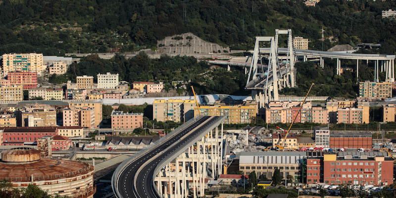 Il ponte Morandi a Genova (Jack Taylor/Getty Images)